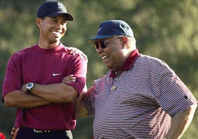 Tiger Woods and his father Earl Woods | Tiger Woods for Controversial New Ad