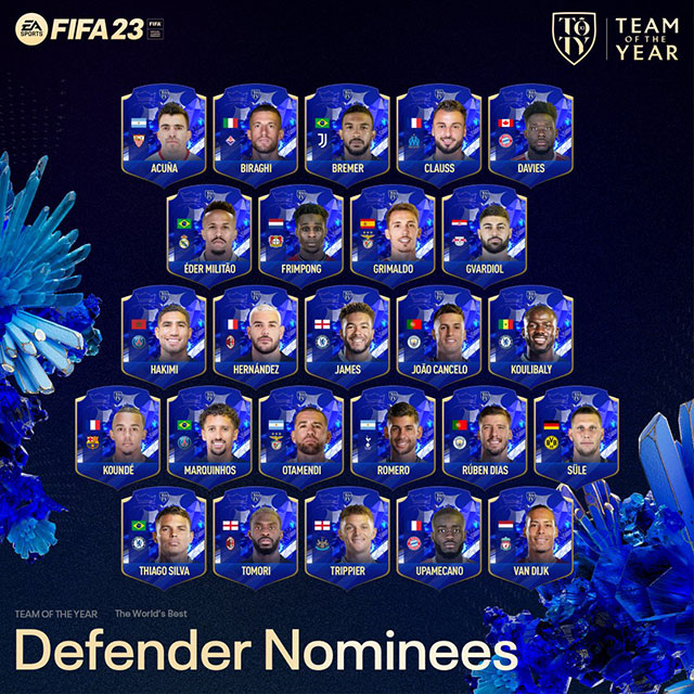 defender nominees