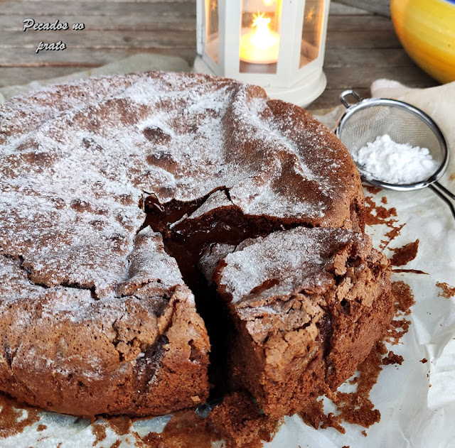 Bolo mousse de chocolate - Grand gateau