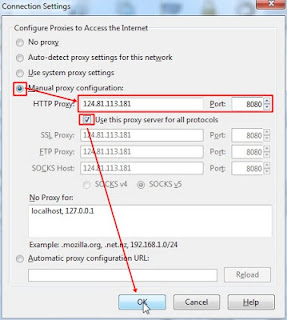 Cara Setting Proxy Pada Browser Firefox, Google Chrome dan Internet Explorer