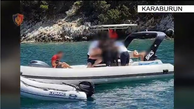 Vlora Police rescue 5 persons stranded at sea near Karaburun