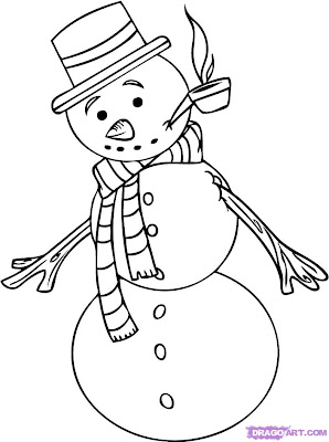 Frosty the Snowman Coloring Page