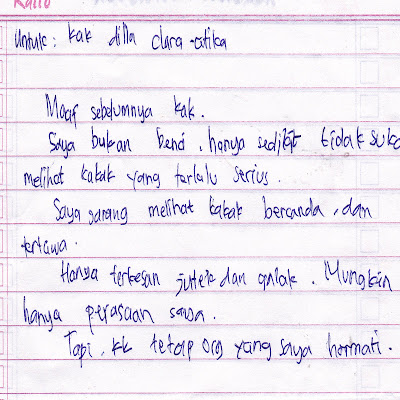 Contoh Surat Kagum Buat Panitia Ospek Contoh Surat