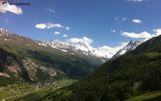 Evolène et la Dent-Blanche - 17 juin 2012