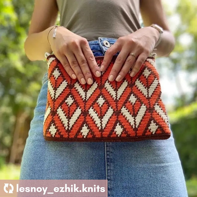 coloridos bolsos a crochet