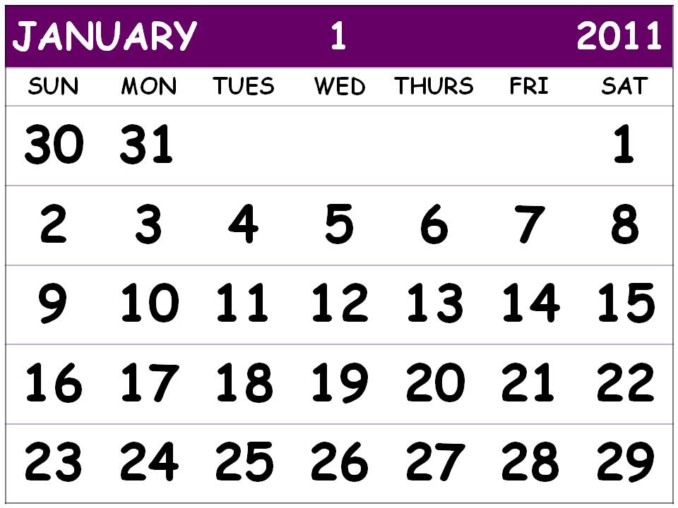 2011 daily calendar template. Calendar+template+2011+