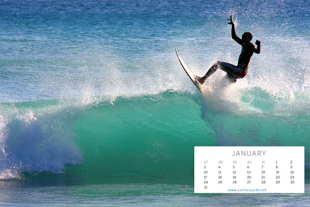 January Calendar screensaver. Please feel free to download and use it.