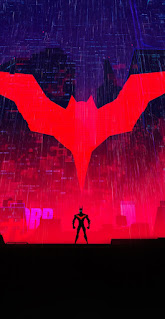 خلفية شعار باتمان احمر ، خلفيات فخمه بدقة 4K