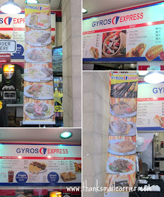 Gyros Express menu