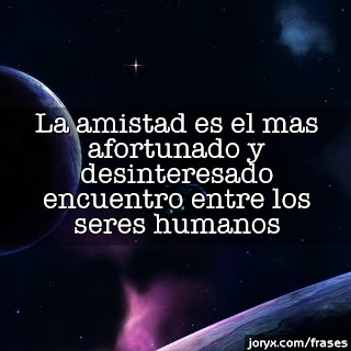 Frases De Amistad: La Amistad Es El Mas Afortunado