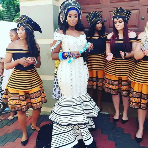 Fashionable Xhosa Traditional Attire