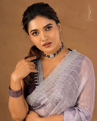 Vani Bhojan in a gorgeous silk saree, radiating timeless beauty in her latest fashion shoot