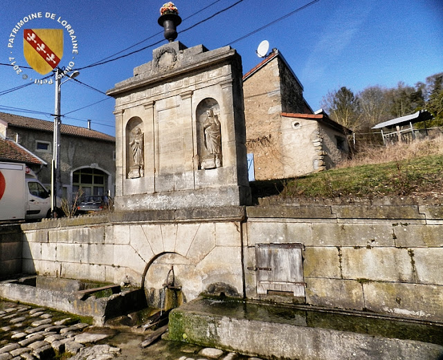 GOUSSAINCOURT (55) - Fontaine Saint-Gervais-et-Saint-Protais (1804-1851)