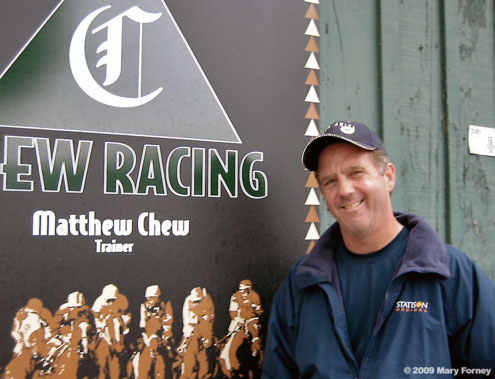 Matt Chew, Throughbred Trainer