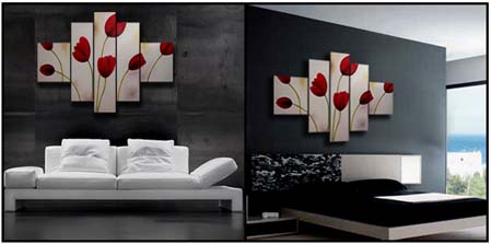 Wall painting ideas for the living room and bedroom