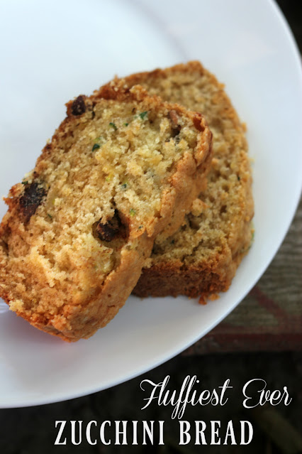 Use up that zucchini with this Fluffy Zucchini Bread recipe from the Victory Garden Cookbook.