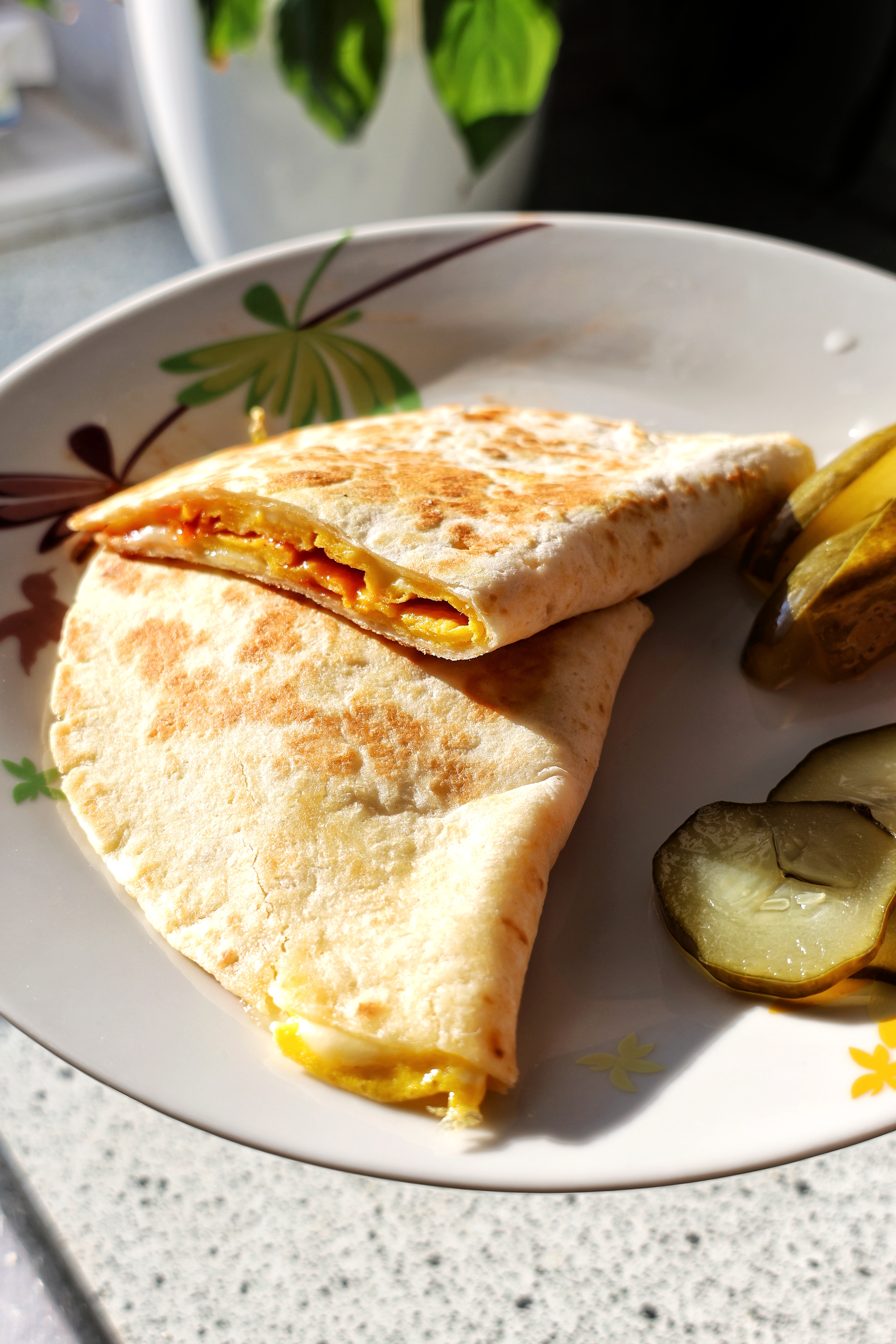 Quick Breakfast Egg Tortilla Recipe