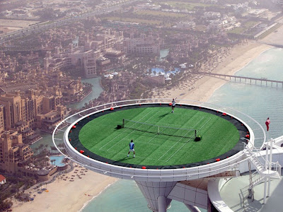 World’s Highest Tennis Court at Burj Al Arab