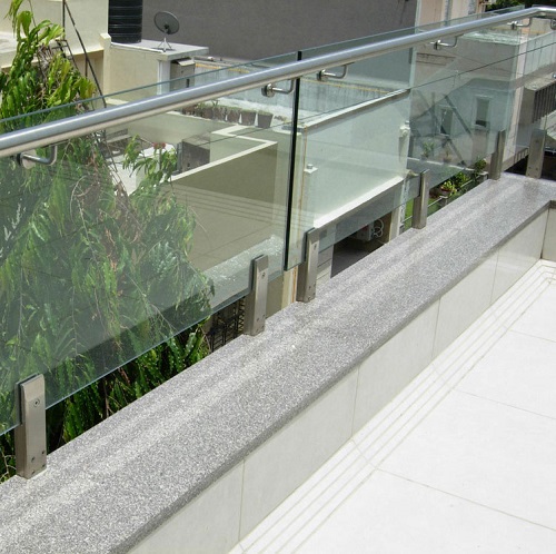 Modern Balcony Glass Railing Design