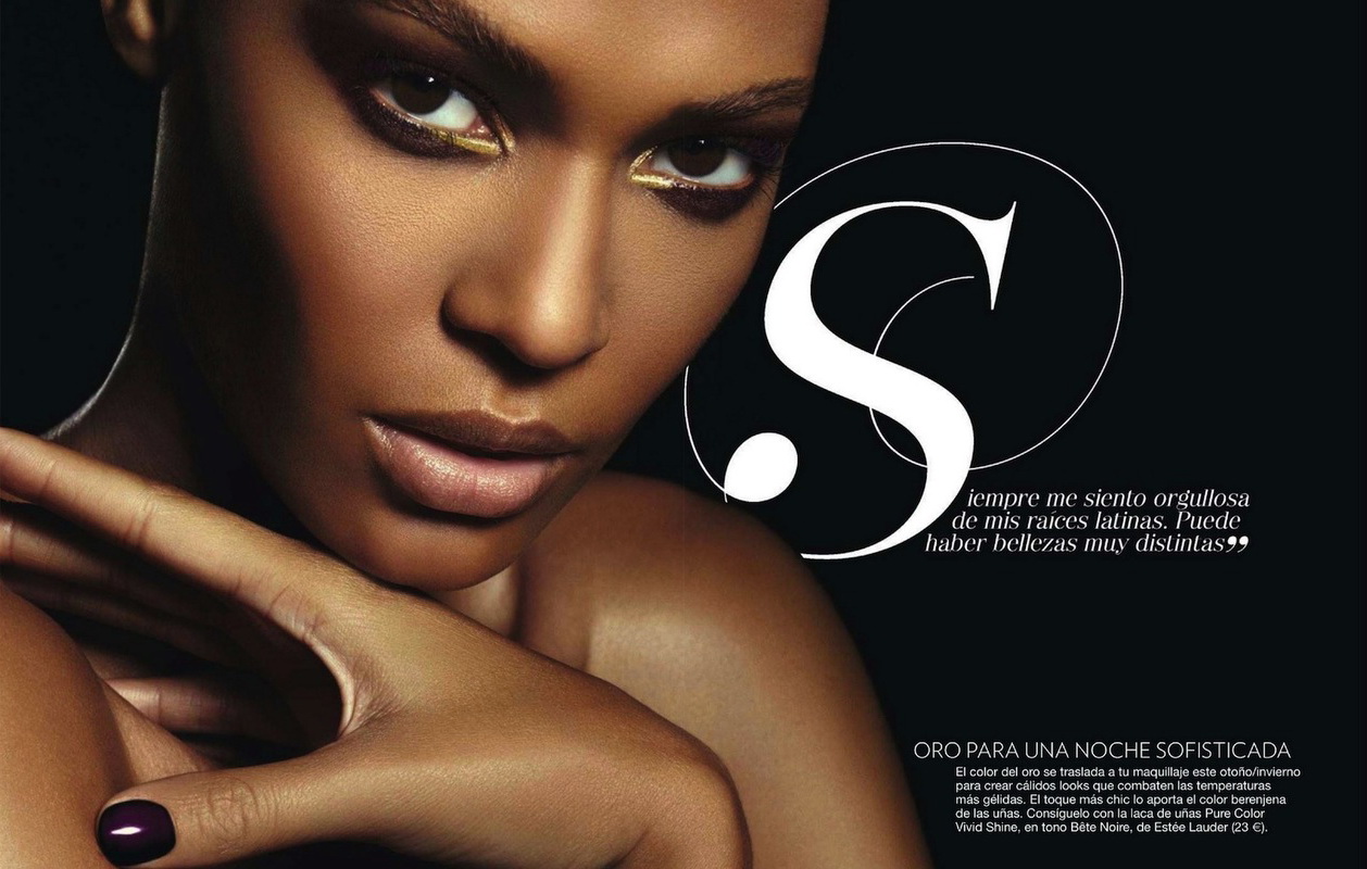 Joan Smalls by David Roemer for Glamour Spain November 2012 