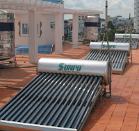 máy nước nóng năng lượng mặt trời dân dụng Sunpo
