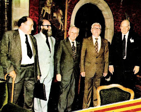 Antonio F. Argüelles en el Palau de la Generalitat en 1978