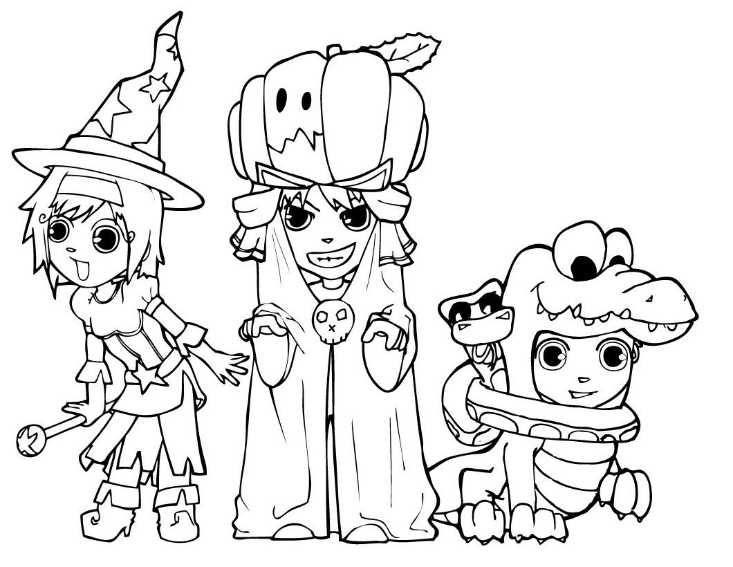 Print Halloween Coloring Pages 4