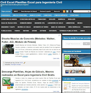 Civil Excel Planillas Excel de ingeniería civil gratis