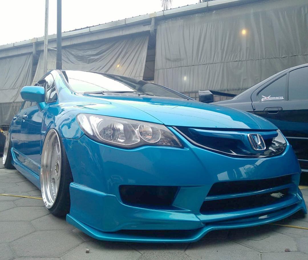 Modifikasi Mobil Ceper Honda Civic Blue Keren Owner Rifqiaufa11