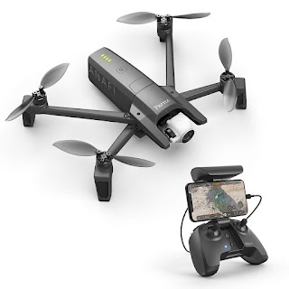 Parrot PF728000 Anafi Drone, Foldable Quadcopter Drone with 4K HDR Camera, Compact, Silent And Autonomous, Realize Your shots with A 180° Vertical Swivel Camera