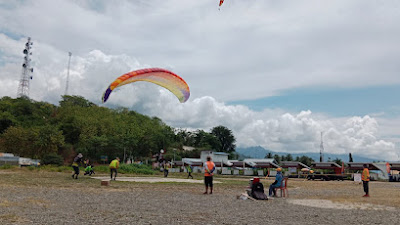 Sebanyak 125 Orang Dari Berbagai Daerah di Indonesia Ikut Kejuaraan Paralayang di Parimo