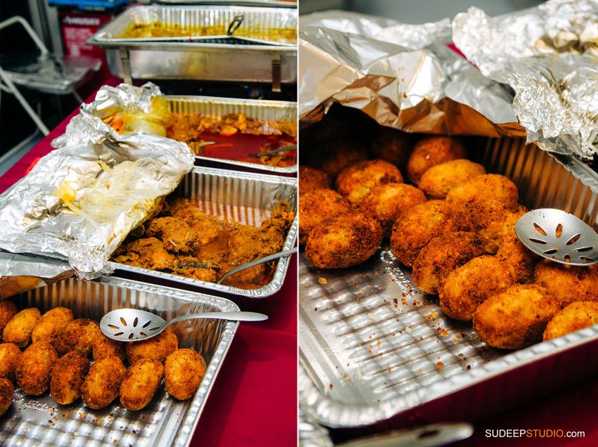 Dinner Indian Bengali Wedding Photography Bangla Gaye Holud Ceremony by SudeepStudio.com Michigan Ann Arbor South Asian Indian Wedding Photographer