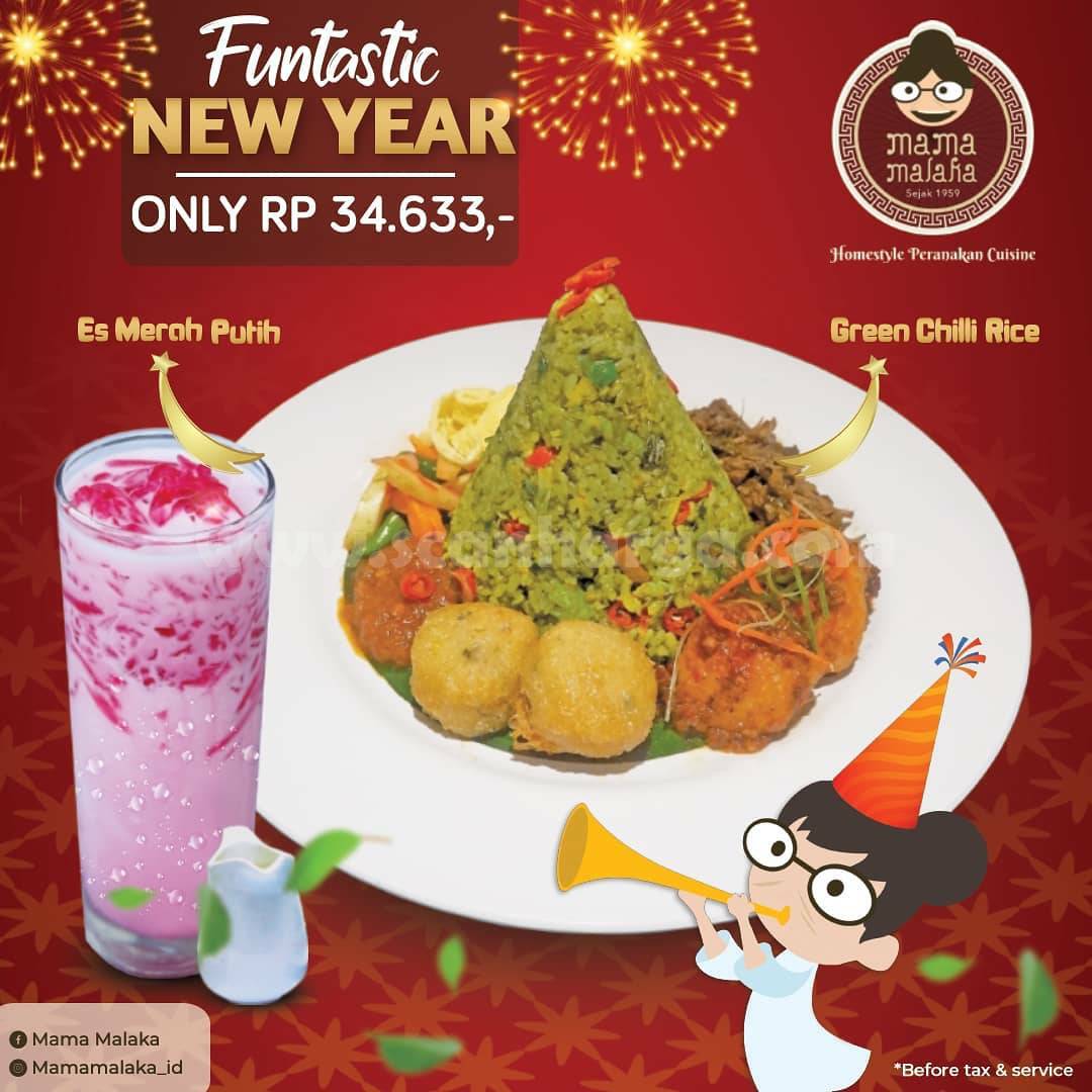 Mama Malaka Promo Paket Funtastic New Year harga hanya Rp 34.633