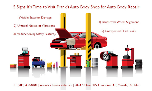 5 Signs It's Time to Visit Frank’s Auto Body Shop for Auto Body Repair