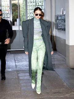 gigi hadid's stylish long coat