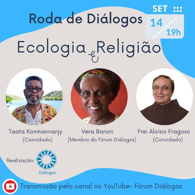  Fórum da Diversidade Religiosa de PE, retoma Lives temáticas, em setembro com tema ‘Ecologia e Religião’