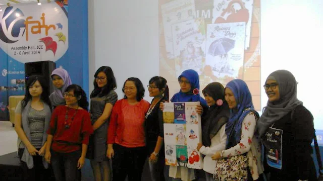 Launching novel para pemenang lomba.