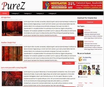 Share PureZ Blogger Template