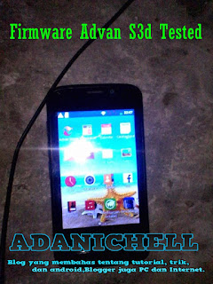 Firmware Advan S3d Terbaru