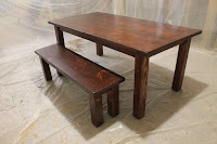 Farmhouse Table & Bench