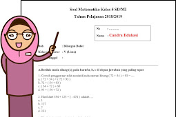 Soal Matematika Kelas 5 Bilangan Lingkaran Dan Kunci Jawaban