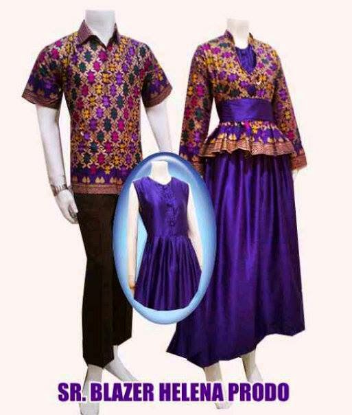 Baju Sarimbit Gamis  Batik  Model  Setelan Rok  Blouse Baju 