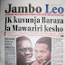 MAGAZETI YETU NA MAMBO YETU