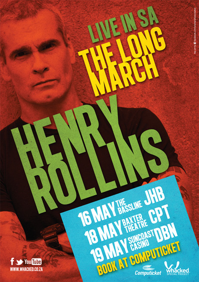 Outspoken entertainer Henry Rollins hits Durban Given the number of sellout
