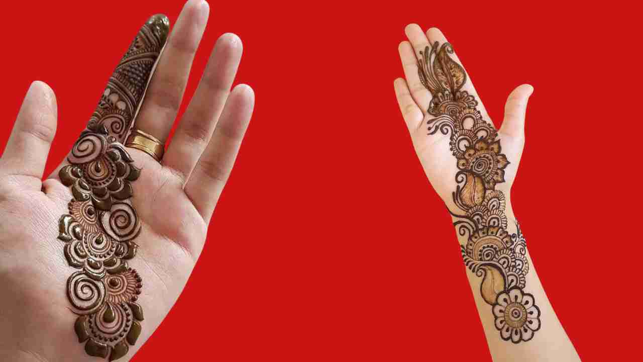 55 Half Hand Mehndi Design Ideas For The Wedding Season - Wedbook-suu.vn