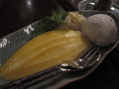 Bangkok, Baan Khanitha, mango sticky rice