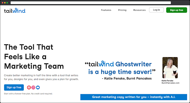 TAILWIND: POWERFUL A.I. TOOLS TO AUTOMATE SOCIAL MEDIA GROWTH