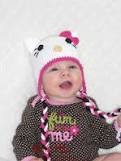 Topi Bayi Hello Kitty