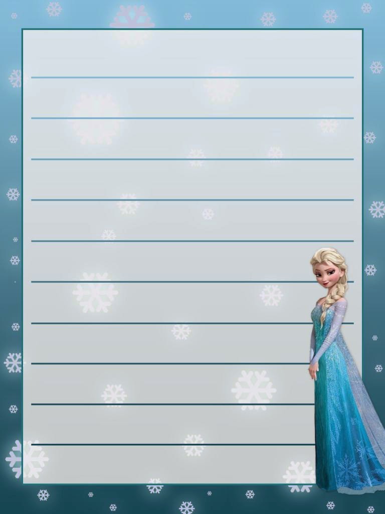 Frozen Free Printable Notebook. - Oh My Fiesta! in english