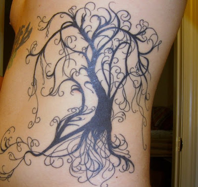 cherry tree tattoos designs. tree tattoos. cherry tree